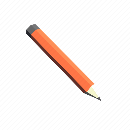 Pencil, draw, write, school, education, edit 3D illustration - Download on Iconfinder