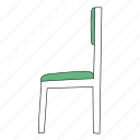 chair, seating, interior, household, furniture, classroom, school