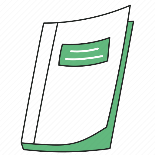 Notebook, book, textbook, stationery, school, classroom, education icon - Download on Iconfinder