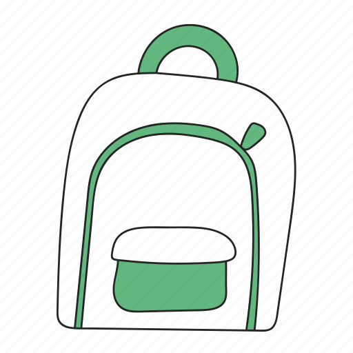 School, backpack, schoolbag, bag, school bag, baggage, college icon - Download on Iconfinder