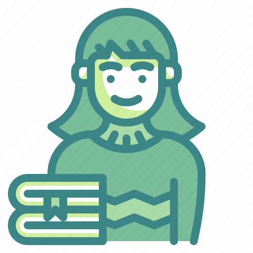 Female, student, woman, learning, education icon - Download on Iconfinder