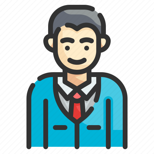 Uniform, boy, staff, waiter, worker icon - Download on Iconfinder