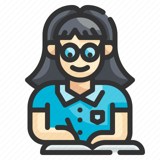 Writing, write, student, education, avatar icon - Download on Iconfinder