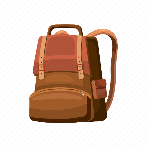 Back, backpack, bag, baggage, cartoon, education, school icon - Download on Iconfinder