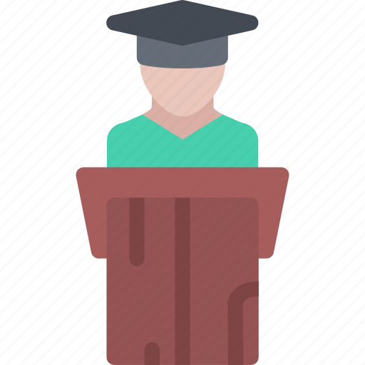 Graduate, lecture, school, student, study, university icon - Download on Iconfinder