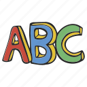 abc, alphabet, letters, script