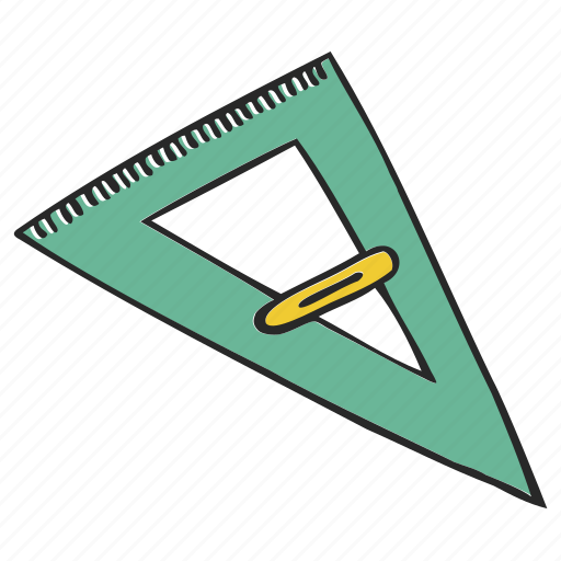 Delta, line, ruler, triangle, trigon icon - Download on Iconfinder