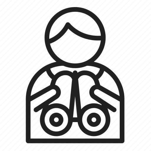 Explore, exploring, explored, telescope, binoculars icon - Download on Iconfinder