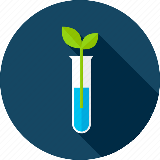 Beaker, biology, chemistry, leaf, nature, school, science icon - Download on Iconfinder