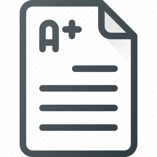 Document, exam, school, studying, survey, test icon - Download on Iconfinder