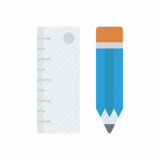 Drawing, measure, pencil, ruler icon - Download on Iconfinder