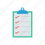 clipboard, document, survey, tasklist 
