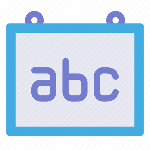 White, board, alphabet icon - Download on Iconfinder