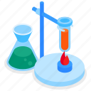 chemistry, laboratory, flasks, experiment