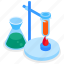 chemistry, laboratory, flasks, experiment 