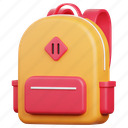 school, bag, backpack, travel, student, study, education 