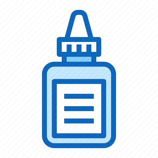 Bottle, clay, school, stationery, supplies icon - Download on Iconfinder