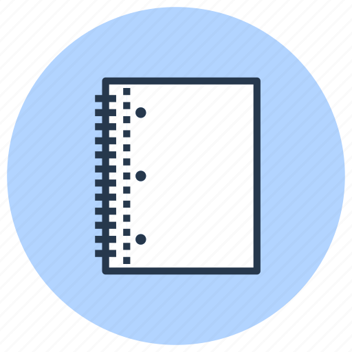 Notebook, notepad, school, stationery, study, supplies icon - Download on Iconfinder