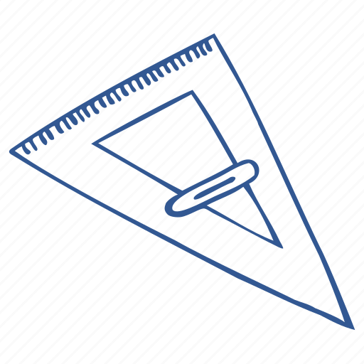 Delta, line, ruler, triangle, trigon icon - Download on Iconfinder