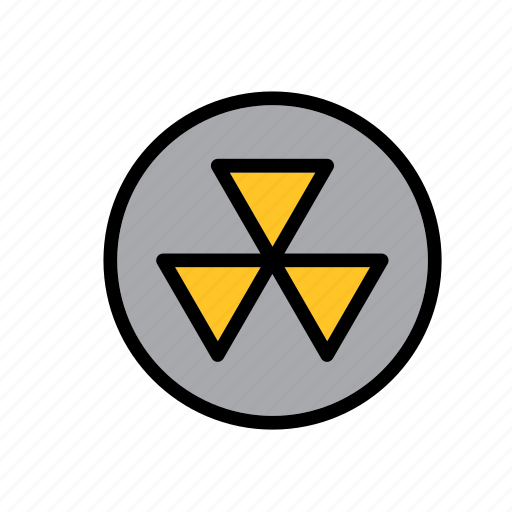 Hazard, hazard symbol, radiation, radioactive, radioactivity, sign, warning icon - Download on Iconfinder