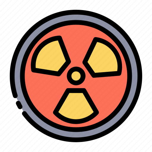 Radiation, industry, atomic, danger, toxic, warning, energy icon - Download on Iconfinder