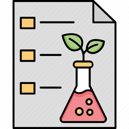Botany report, chemical, data science, clipboard icon - Download on Iconfinder
