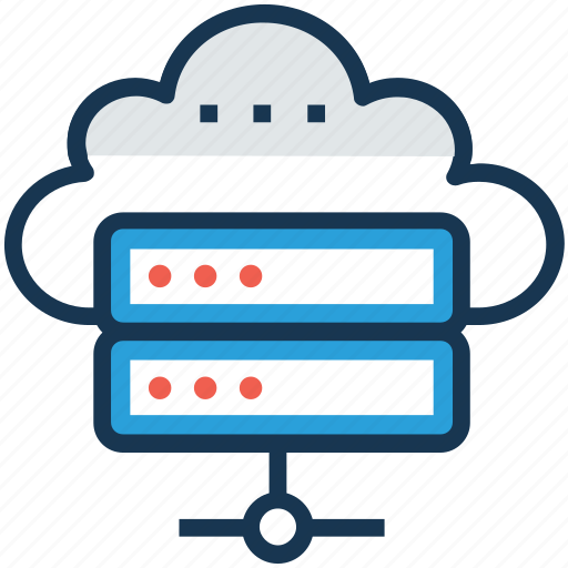 Cloud computing, cloud data network, cloud databank, cloud database, online database icon - Download on Iconfinder