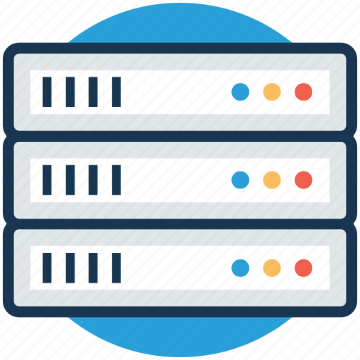 Computer server, data center, database, network server, server rack icon - Download on Iconfinder