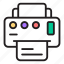 printer, printing, machine, technology, device, paper, document 