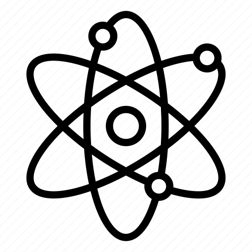 Atomic, structure, physics, science, nucleus, electron, orbit icon - Download on Iconfinder