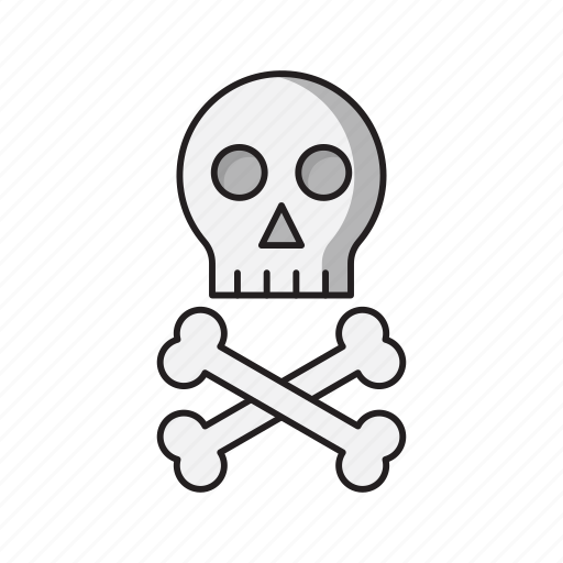Bone, danger, skeleton, skull, warning icon - Download on Iconfinder