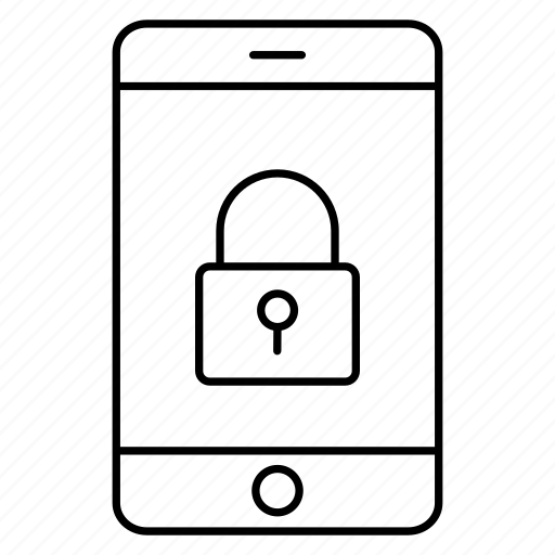 Lock, private, mobile, phone icon - Download on Iconfinder