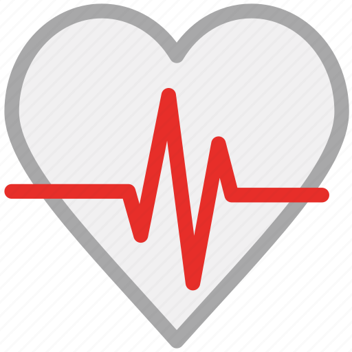 Heartbeat, human heart, pulsation, pulse icon - Download on Iconfinder