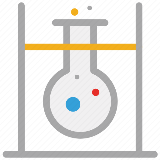 Flask, flask stand, lab test, laboratory test icon - Download on Iconfinder