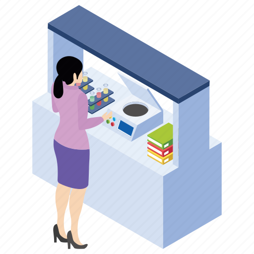 Lab experiment, lab worker, laboratory test, research area, scientific lab icon - Download on Iconfinder