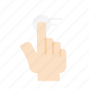 finger, hand, gesture, push, screen, pull, touch, swipe