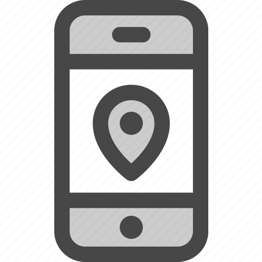 Device, location, message, phone, pin, screen icon - Download on Iconfinder