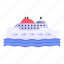 cruiser, ocean, sea, ship, transport, transportation, travel 