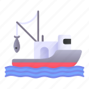 boat, fishing, navigation, ship, transport, transportation