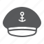 captain, hat, cap, uniform, anchor, cruise, boat 