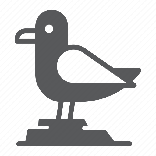 Seagull, herring, gull, bird, sea, ocean, beach icon - Download on Iconfinder