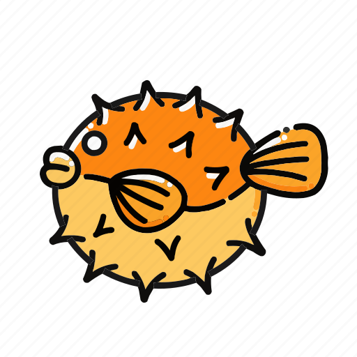 Fish, puffer, puffer fish, animal, sea, ocean, pet icon - Download on Iconfinder