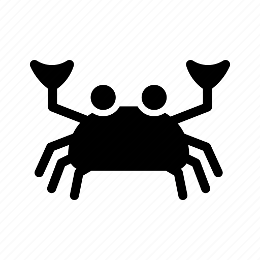 Crab, claws, ocean, sand, walking, shell, sea icon - Download on Iconfinder