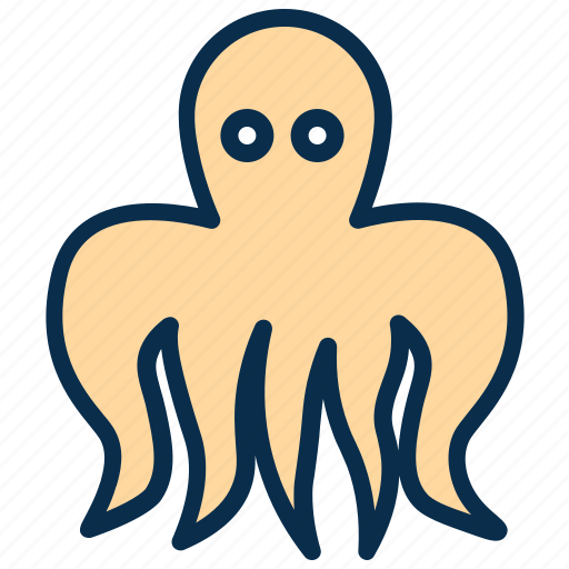 Animal, food, marine, octopus, sea food, tentacles icon - Download on Iconfinder