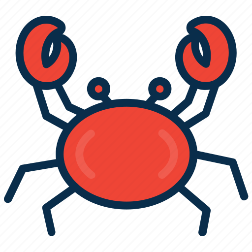 Crab, food, ocean, sea, sea food icon - Download on Iconfinder