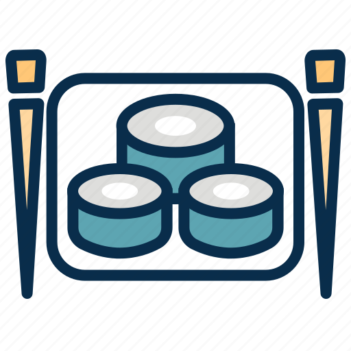 Chop, eat, food, seafood, stick, sushi icon - Download on Iconfinder