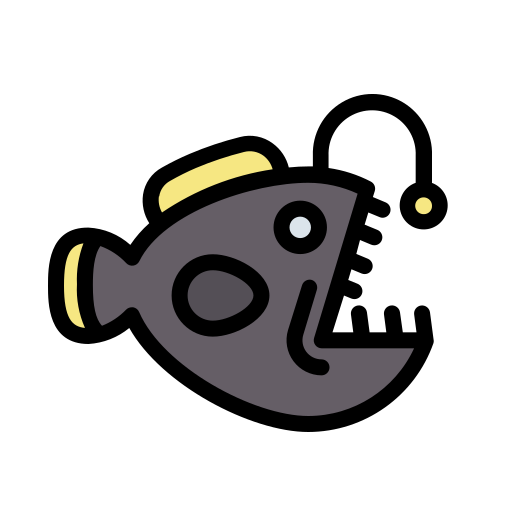 Animal, angler, fish, anglerfish, deep icon - Free download
