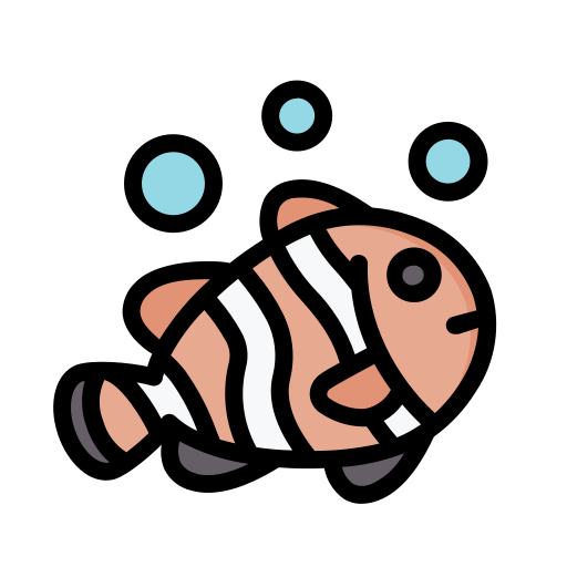 Clown, fish, ocean, sea, life icon - Free download
