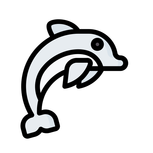 Dolphin, fish, marine, nautical, ocean icon - Free download
