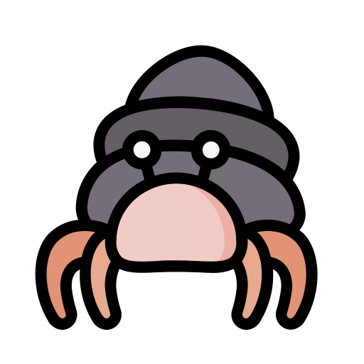 Hermit, crab, mollusk, sea, beach icon - Free download